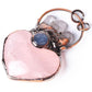 Rose Quartz Heart Shape Crystal Pendant Bulk Wholesale