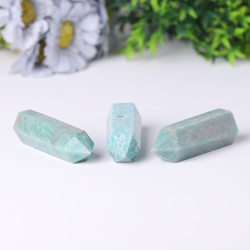 Wholesale Natural Polished Amazon Point Natural Crystal Amazonite Tower