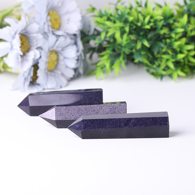 Blue Sandstone Point for Healing