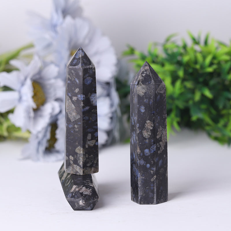 Wholesale Natural Que Sera Point Llanite Healing Stone for Collection
