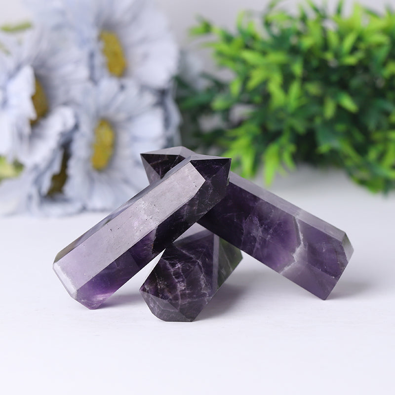 Wholesale Natural Dream Amethyst  Chevron-Amethyst Points