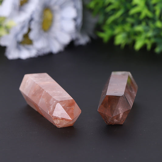 Wholesale Natural High Quality Fire Quartz Crystal Point