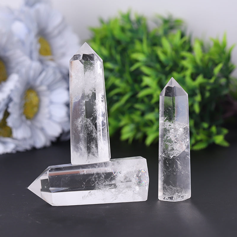 Wholesale Healing Stone Natural Clear Quartz Point Tower for Sale