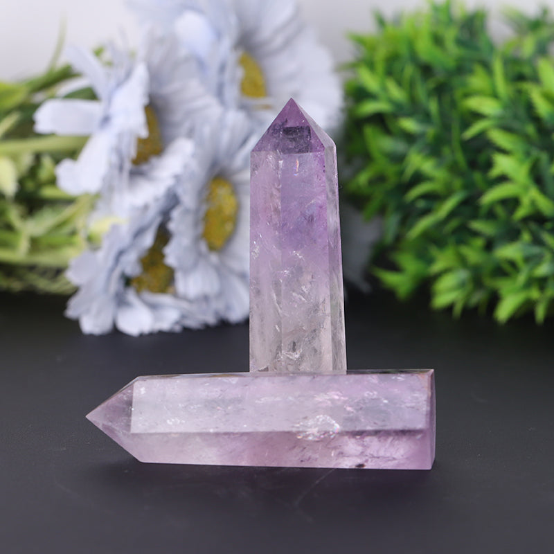 Wholesale Natural Healing Stone Amethyst Points Tower