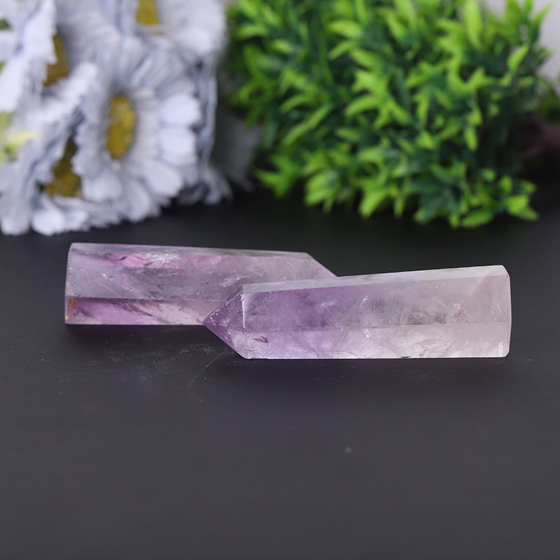 Wholesale Natural Healing Stone Amethyst Points Tower