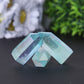 Wholesale Natural Blue Angel Aura Clear Quartz Crystal Points Healing Crystals
