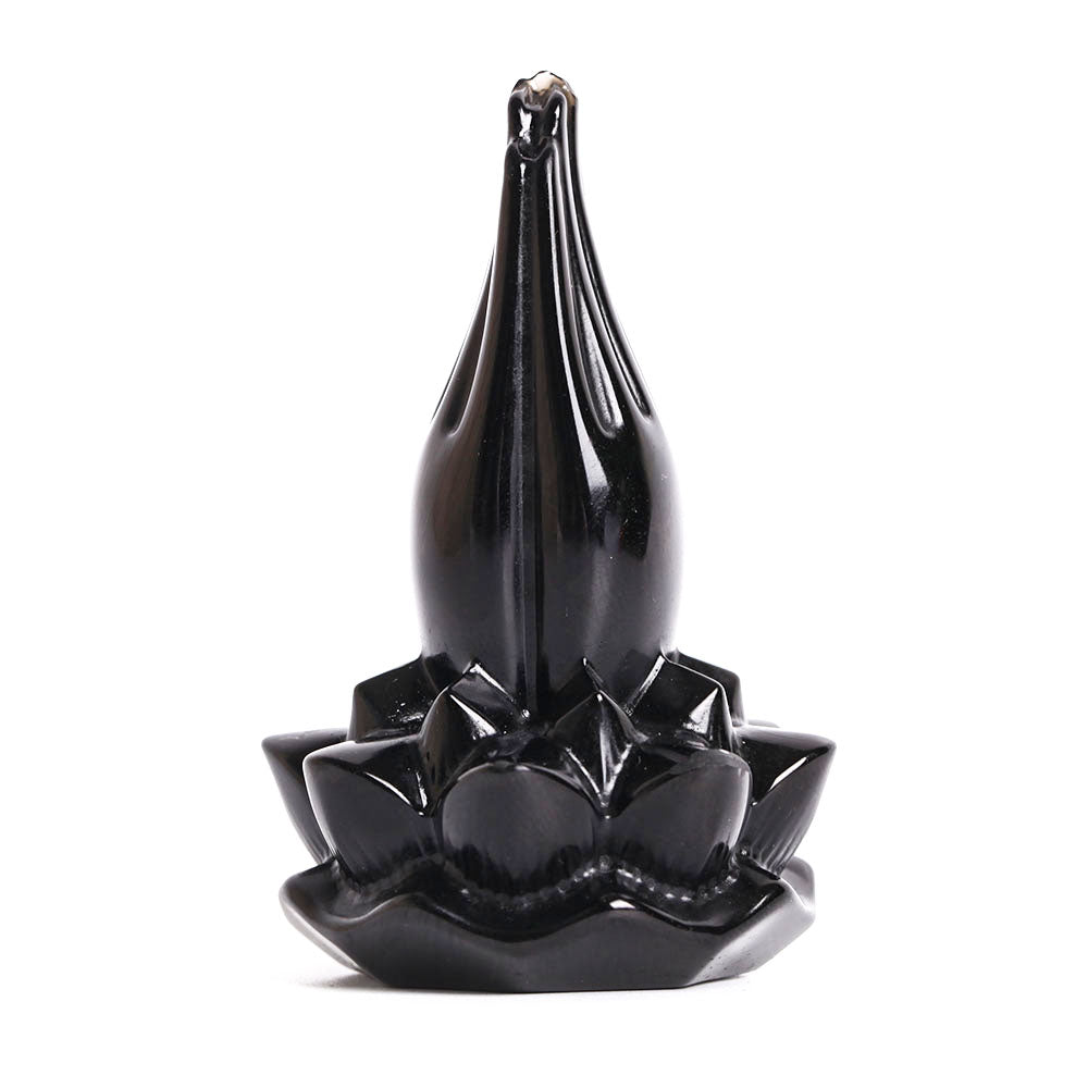 Black Obsidian Buddha Hand Carving Decoration