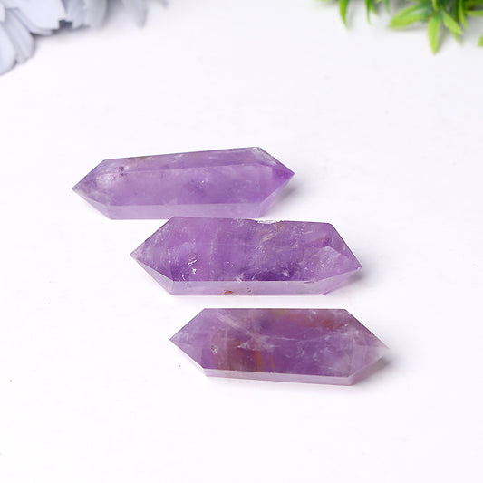 Natural Amethyst Double Terminated Points