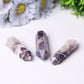 Hot Sale Crystals Healing Stones Dream Amethyst Double Point Crystal Tower Chevron-Amethyst