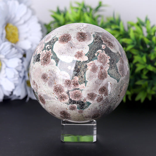 Firework Agate Sphere