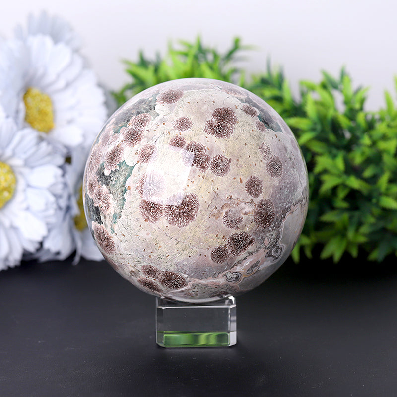 Firework Agate Sphere