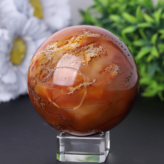 Fire Quartz Sphere