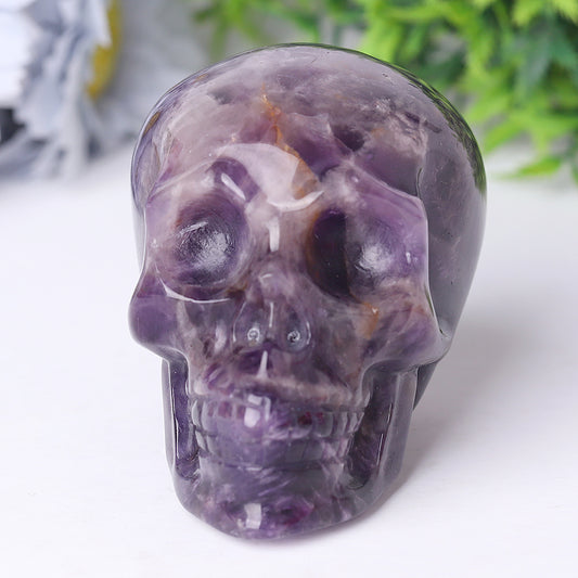 Dream Amethsyt Crystal Skull Carvings for Halloween