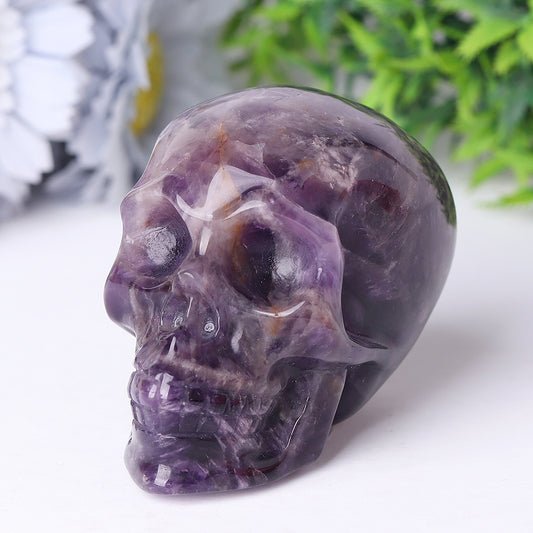 Dream Amethsyt Crystal Skull Carvings for Halloween