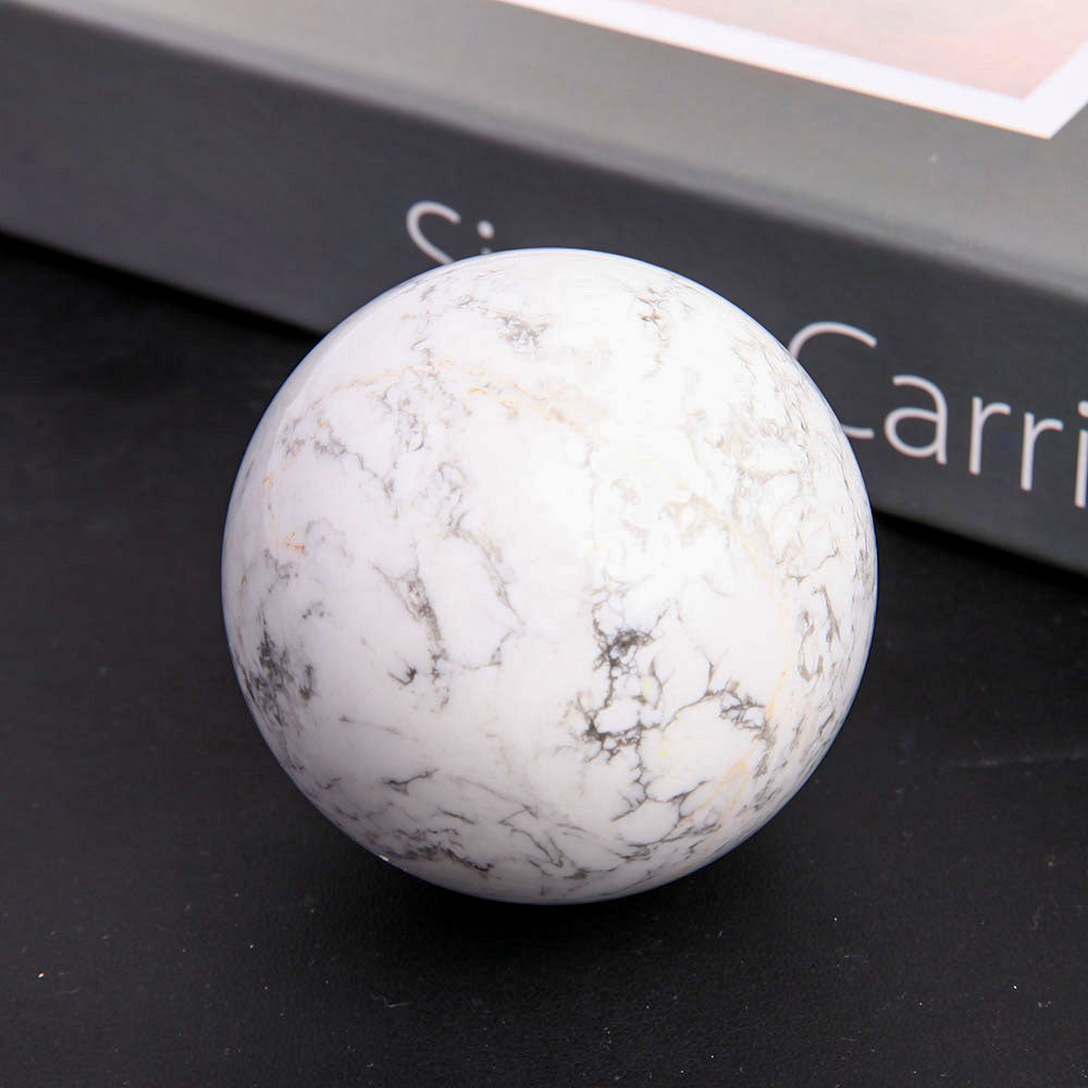 Howlite Crystal Sphere