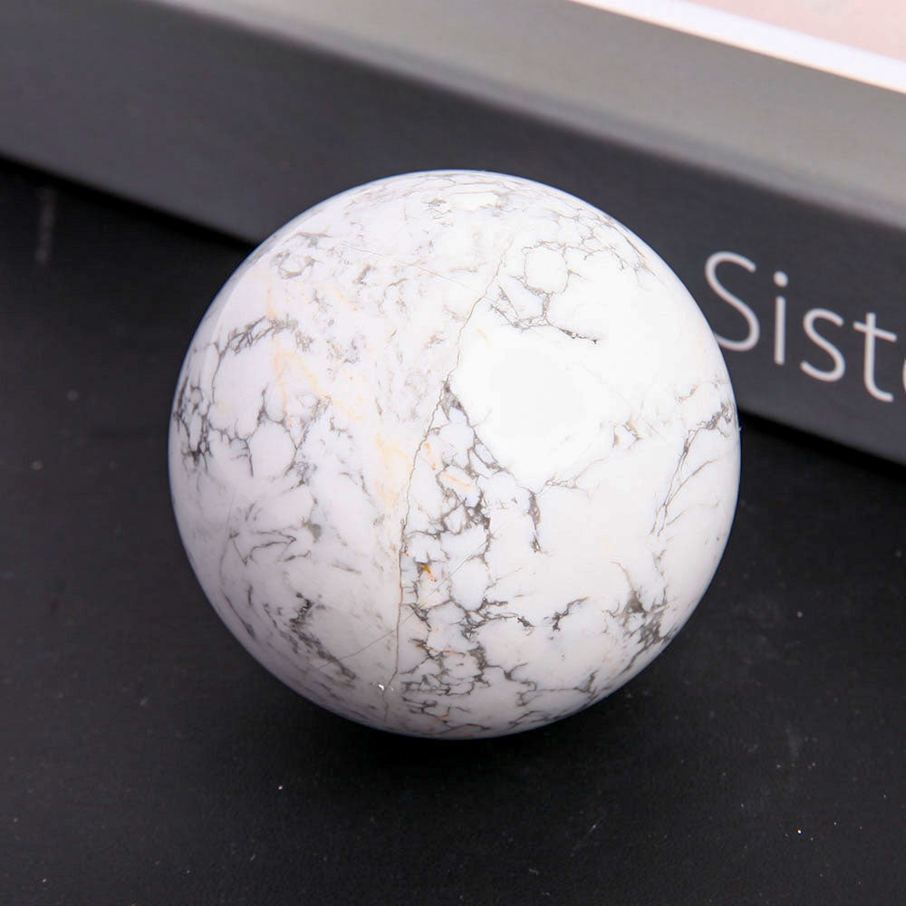 Howlite Crystal Sphere