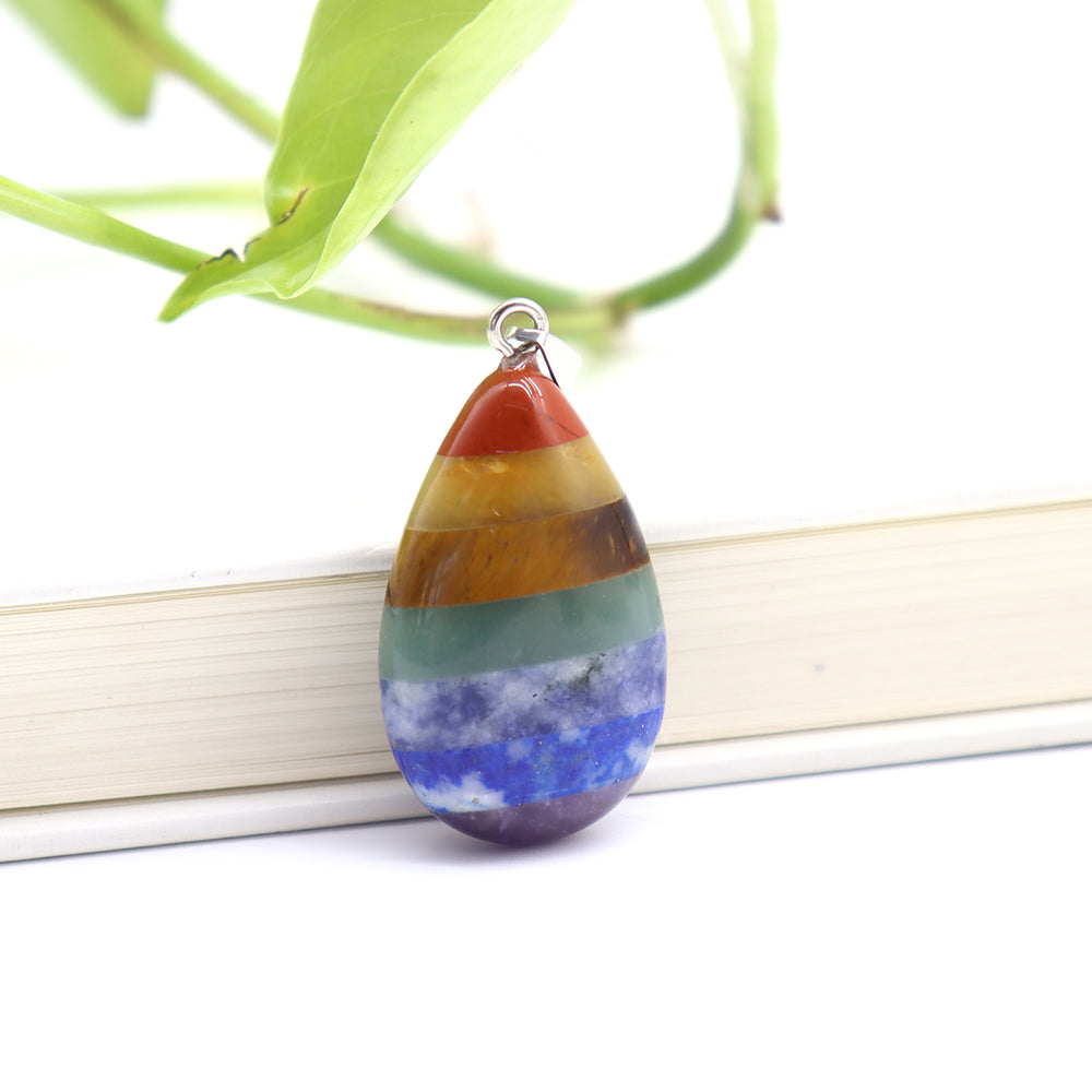 7 Chakra Crystal Stone Pendant