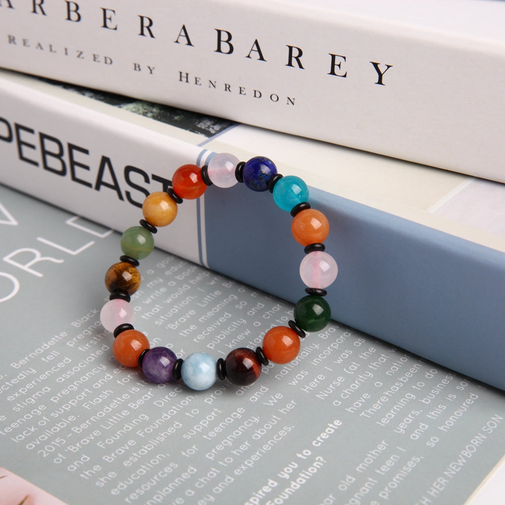 10mm Chakra Crystal Bracelet