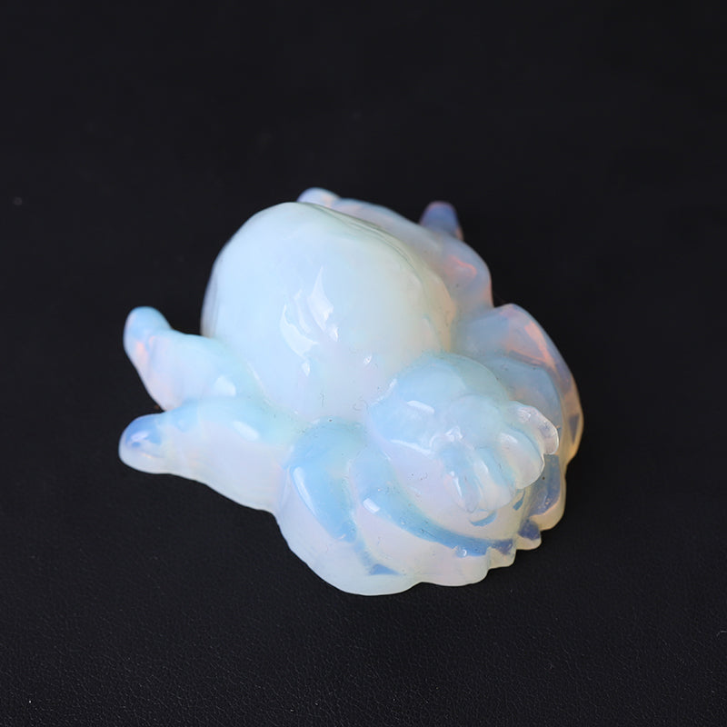 2" Opalite Spider Crystal Carving