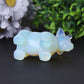 3.5" Opalite Cow Crystal Carving