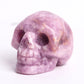 2" Purple Mica Crystal Skull Carvings for Halloween