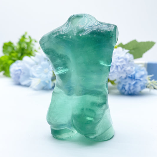 3.2" Green Fluorite Model Body Man Bulk Wholesale