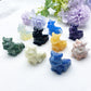 1.8" Mixed Crytsal Baby Dragon Carving Crystal Healing Bulk Wholesale