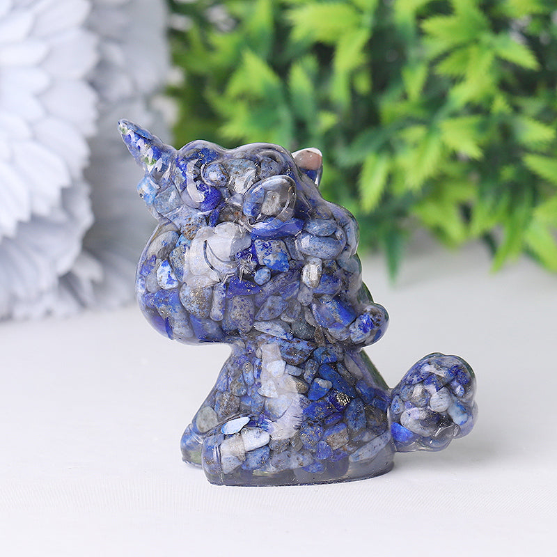 Resin Unicorn Crystal Carvings