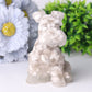 4.2" Resin Schnauzer Carving for Decoration