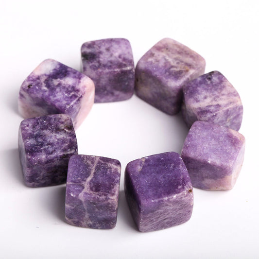 Purple Mica Crystal Cubes