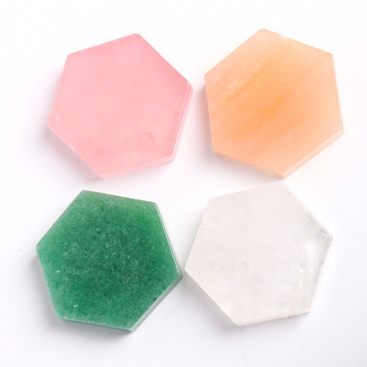 Hexagon Slices Crystal Slabs