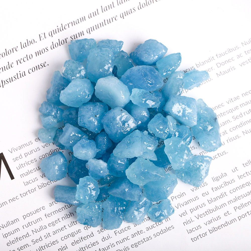 Aquamarine Raw Crystal Chunks