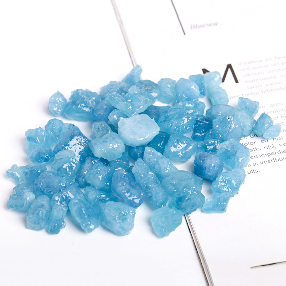 Aquamarine Raw Crystal Chunks