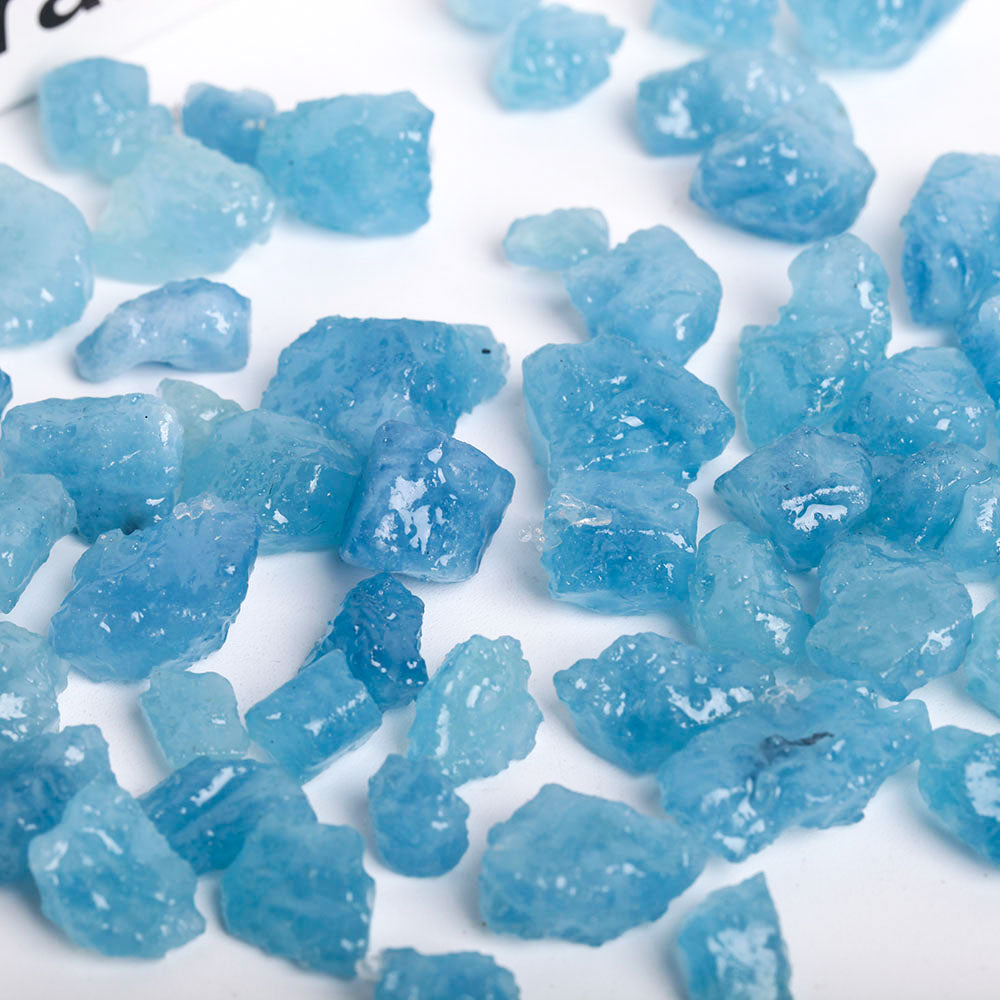 Aquamarine Raw Crystal Chunks