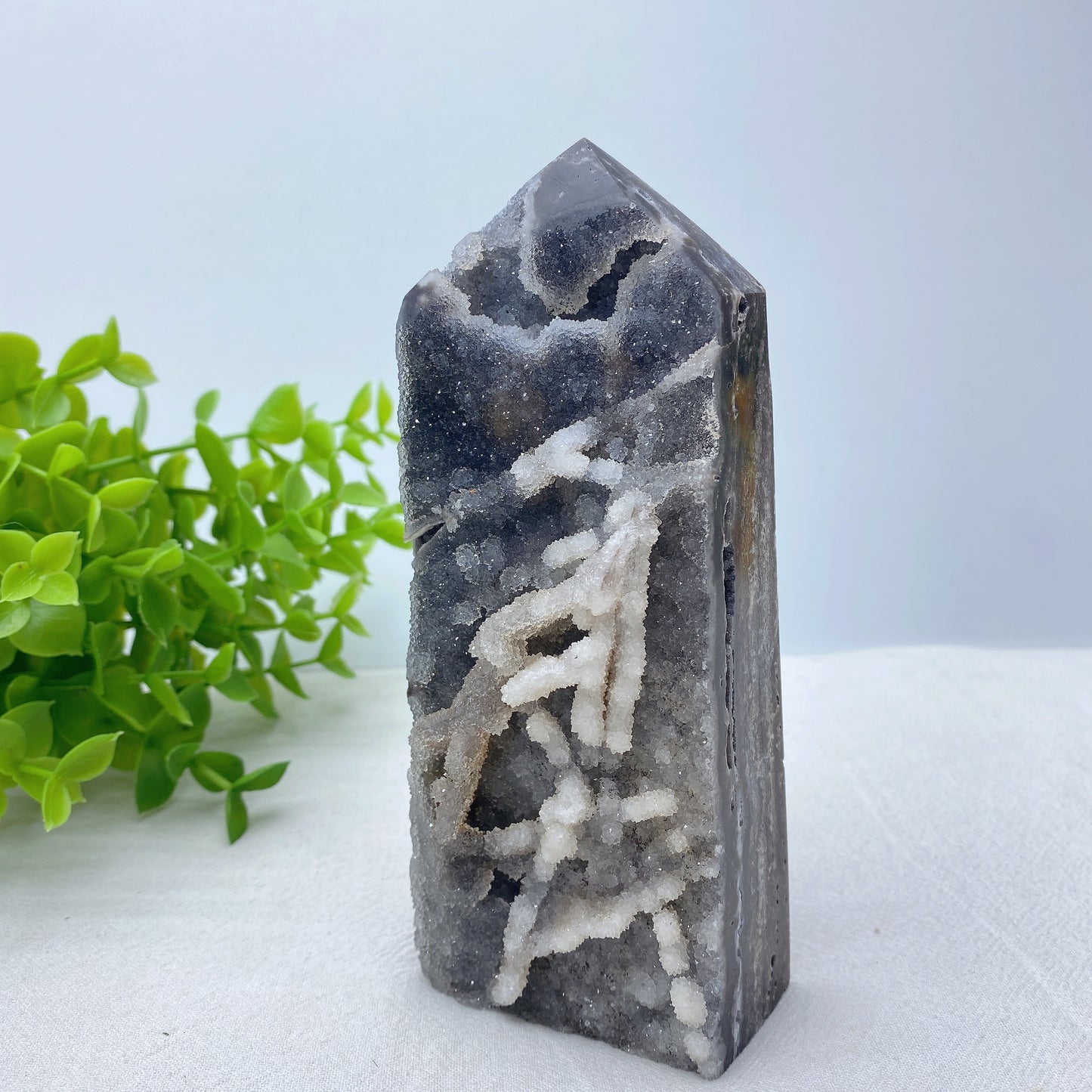 5.5"-12" Large Druzy Zinc Tower Crystal Healing Bulk Wholesale