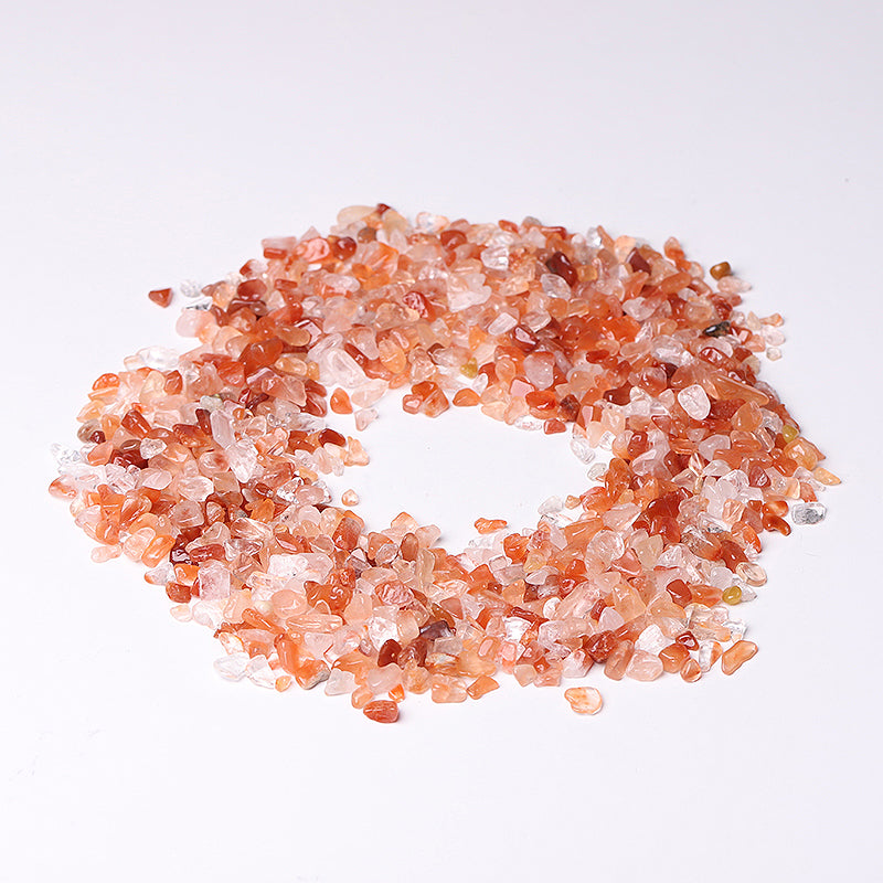 Different Size Natural Red Quartz Chips Crystal Chips for Decoration