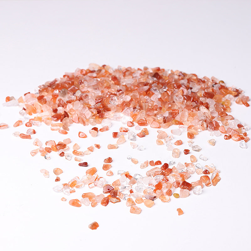 Different Size Natural Red Quartz Chips Crystal Chips for Decoration