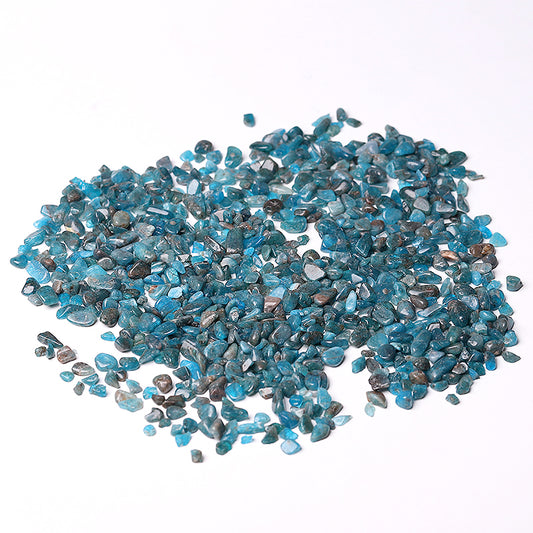 5-7mm Natural Blue Apatite Chips Crystal Chips