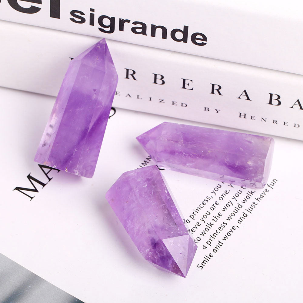 Set of 3 Amethyst Crystal Points