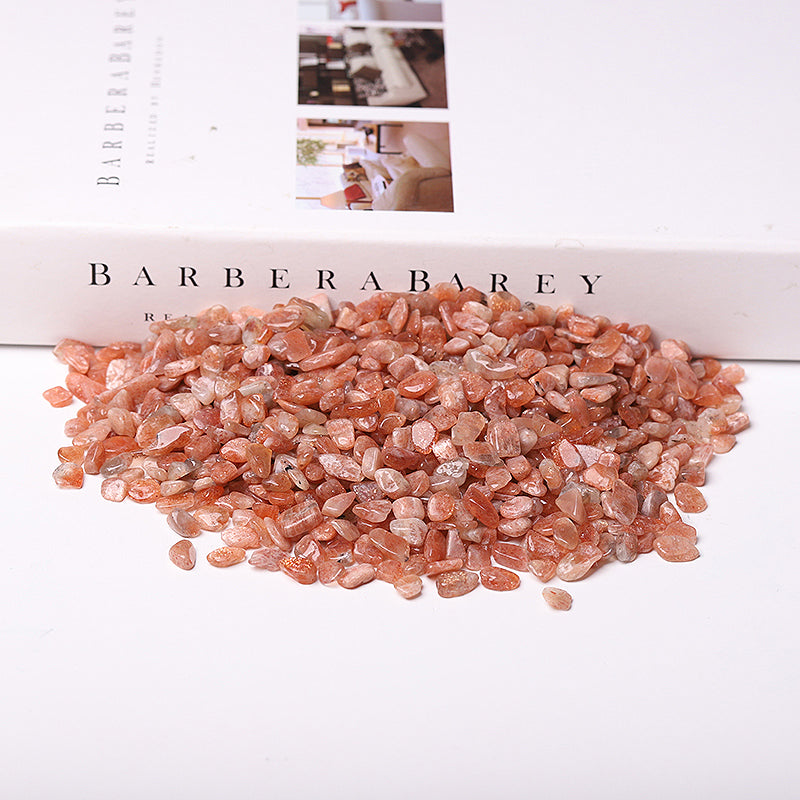 Different Size Natural Golden Strawberry Quartz Chips Crystal Chips for Decoration