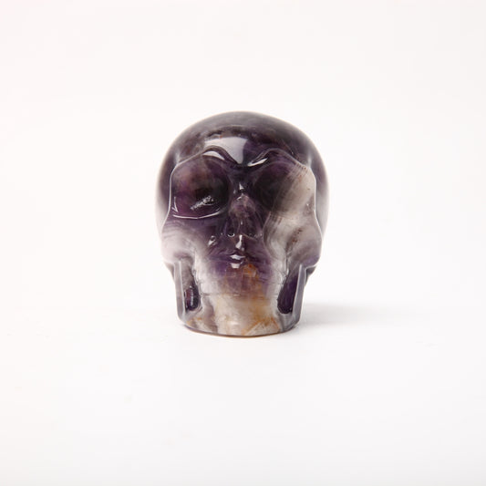 Dream Amethyst Crystal Carving Skull for Halloween