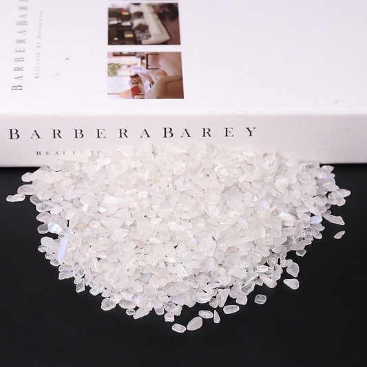 High Quality White Moonstone Chips Crystal Chips for Decoration
