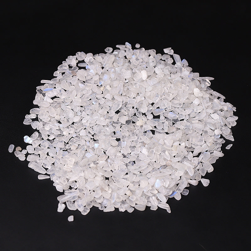 High Quality White Moonstone Chips Crystal Chips for Decoration