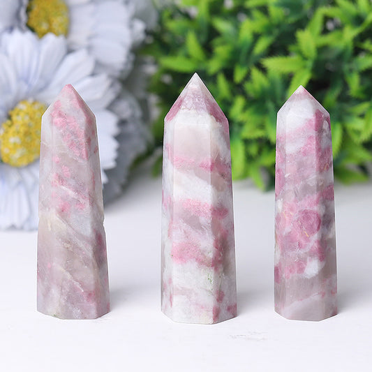 Natural Pink Tourmaline Point