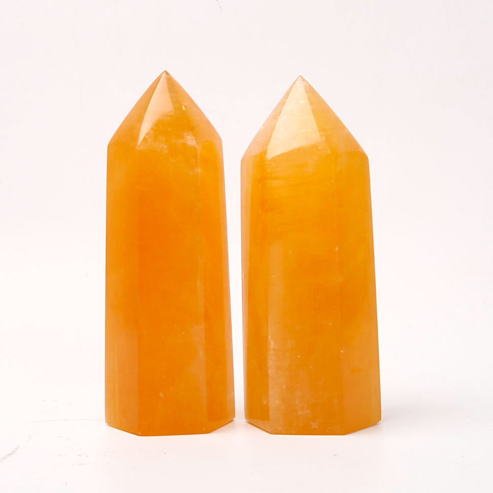 Honey Calcite Tower