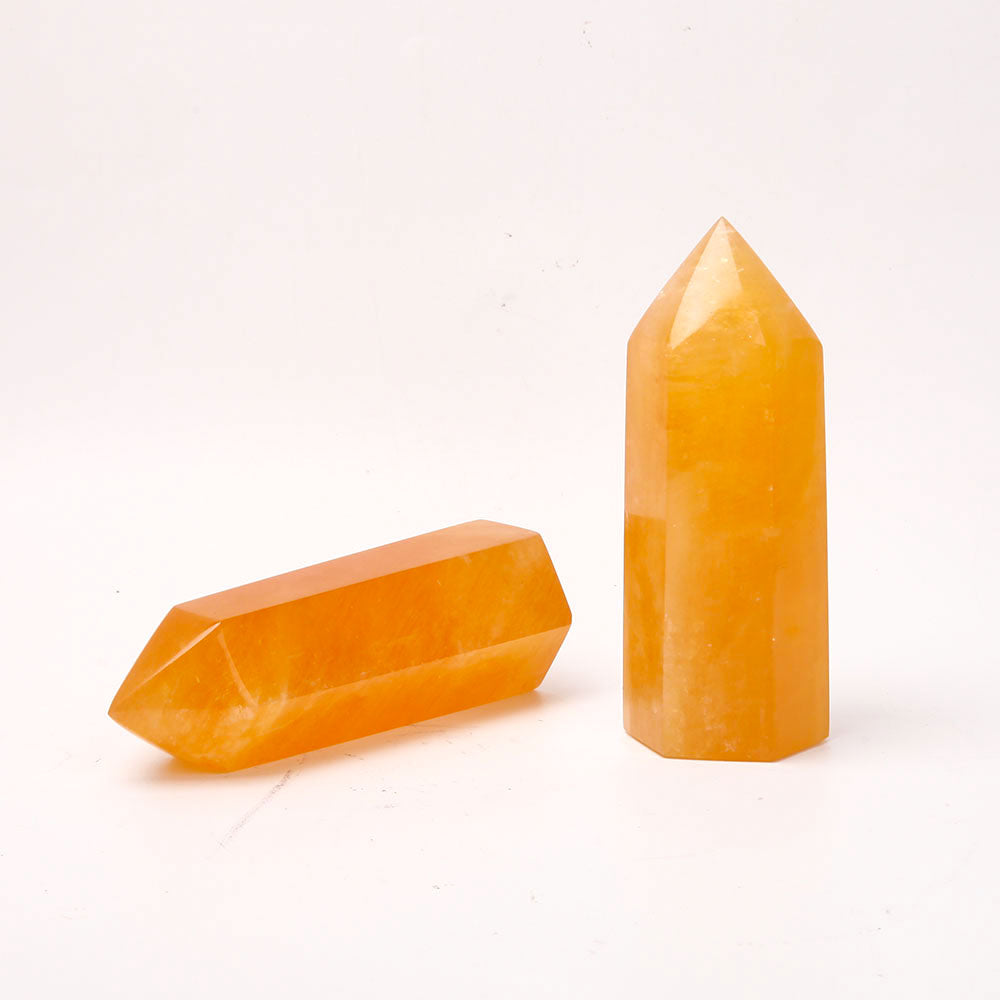 Honey Calcite Tower