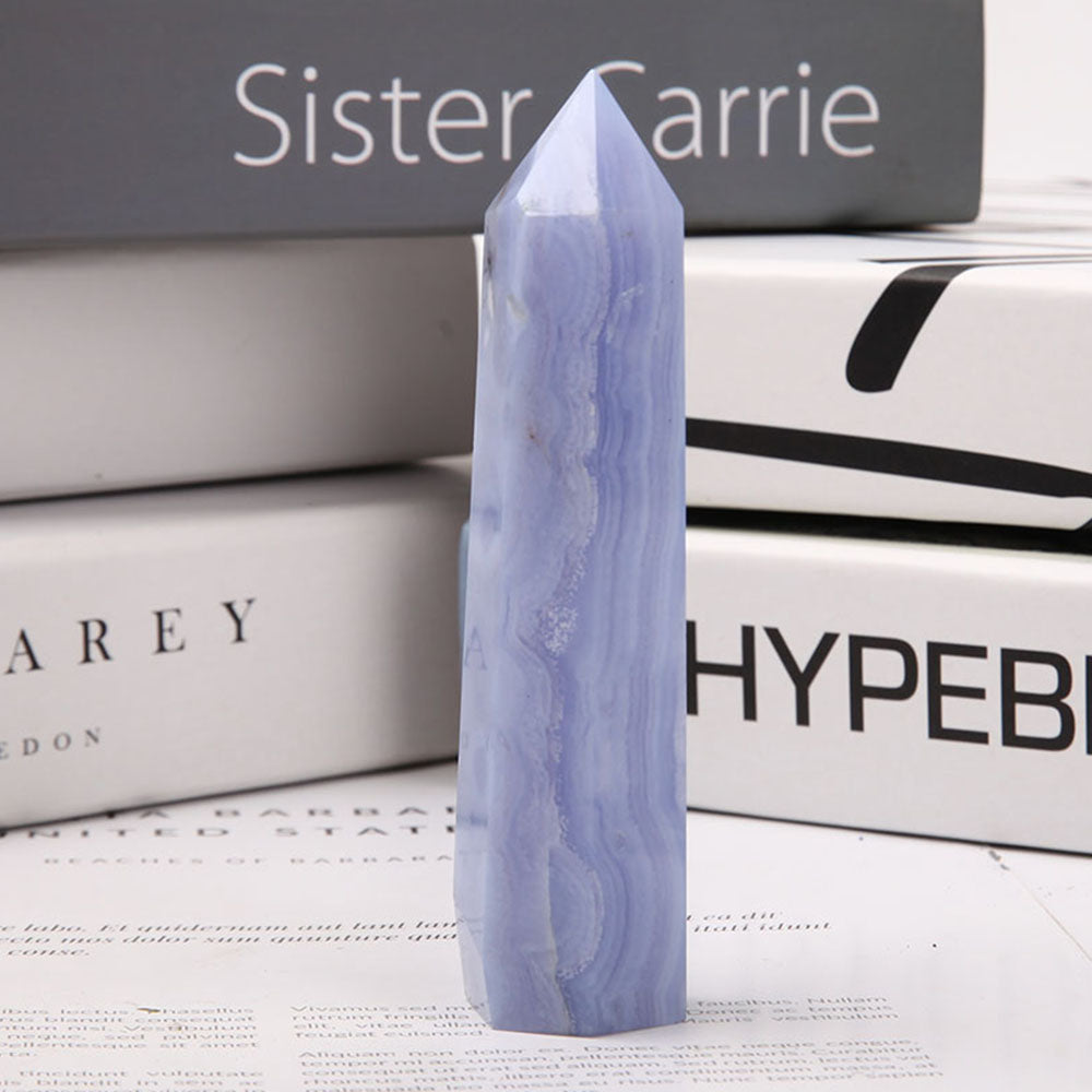 Blue Lace Agate Point