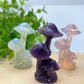 2.1" Mixed Crystal Mushroom Carvings Bulk Wholesale