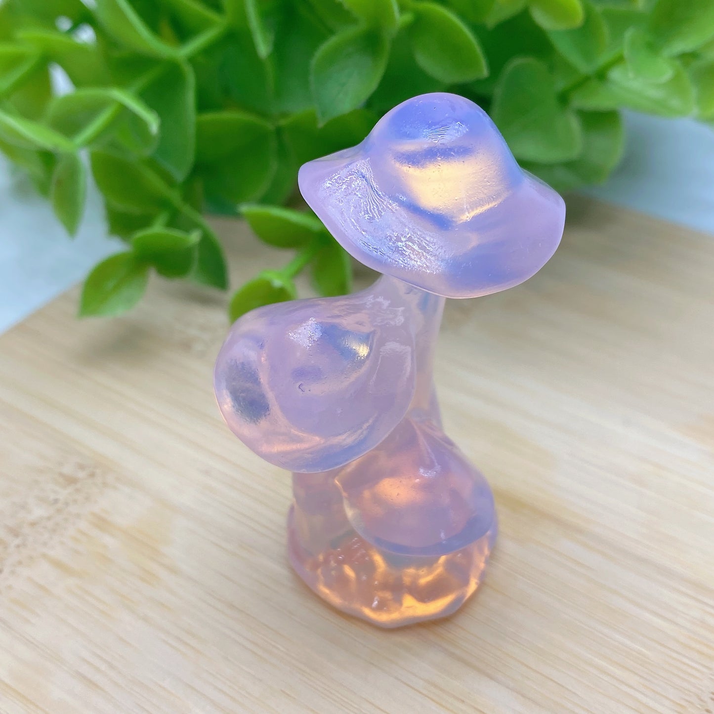 2.1" Mixed Crystal Mushroom Carvings Bulk Wholesale