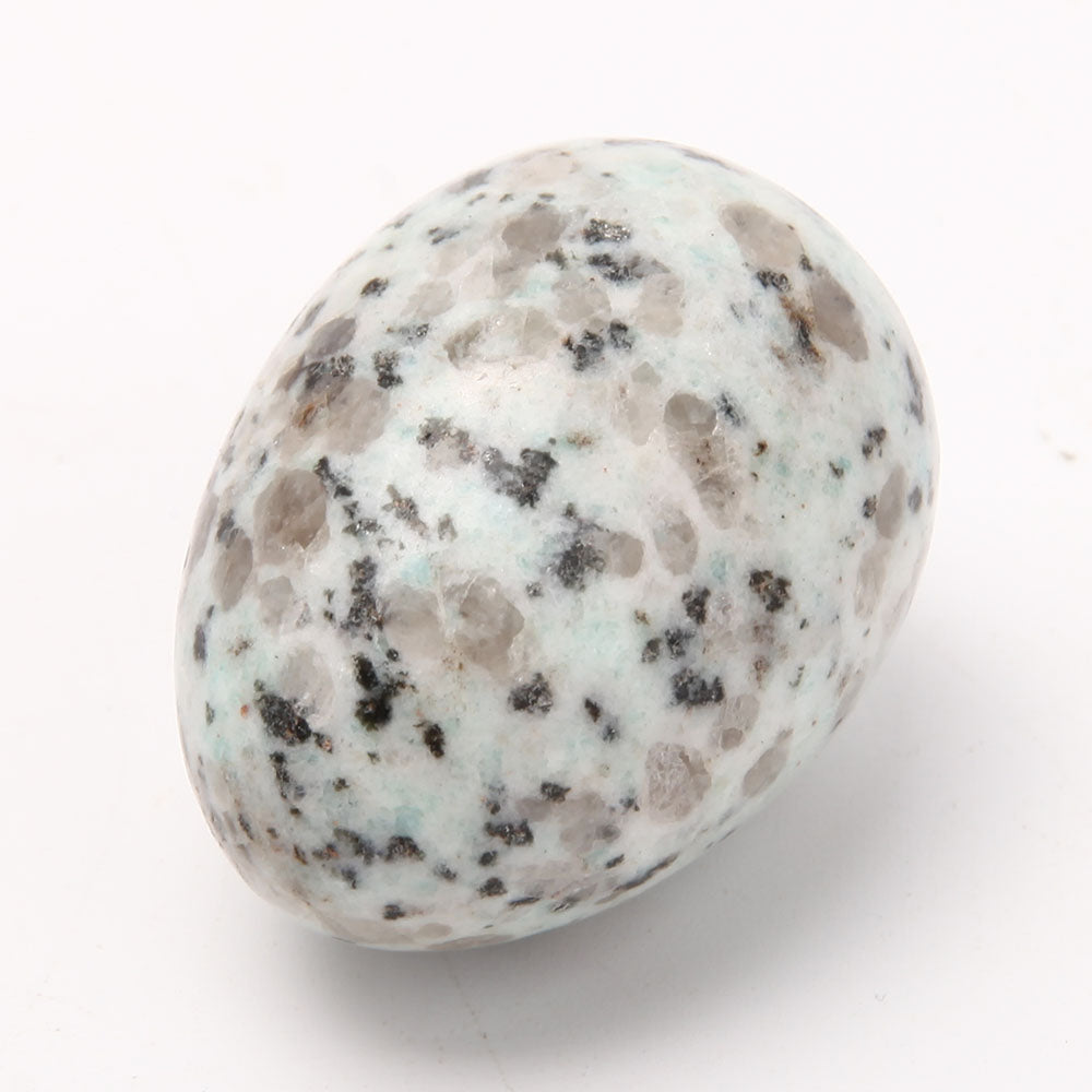 2" Kiwi Jasper Egg Palm Stone